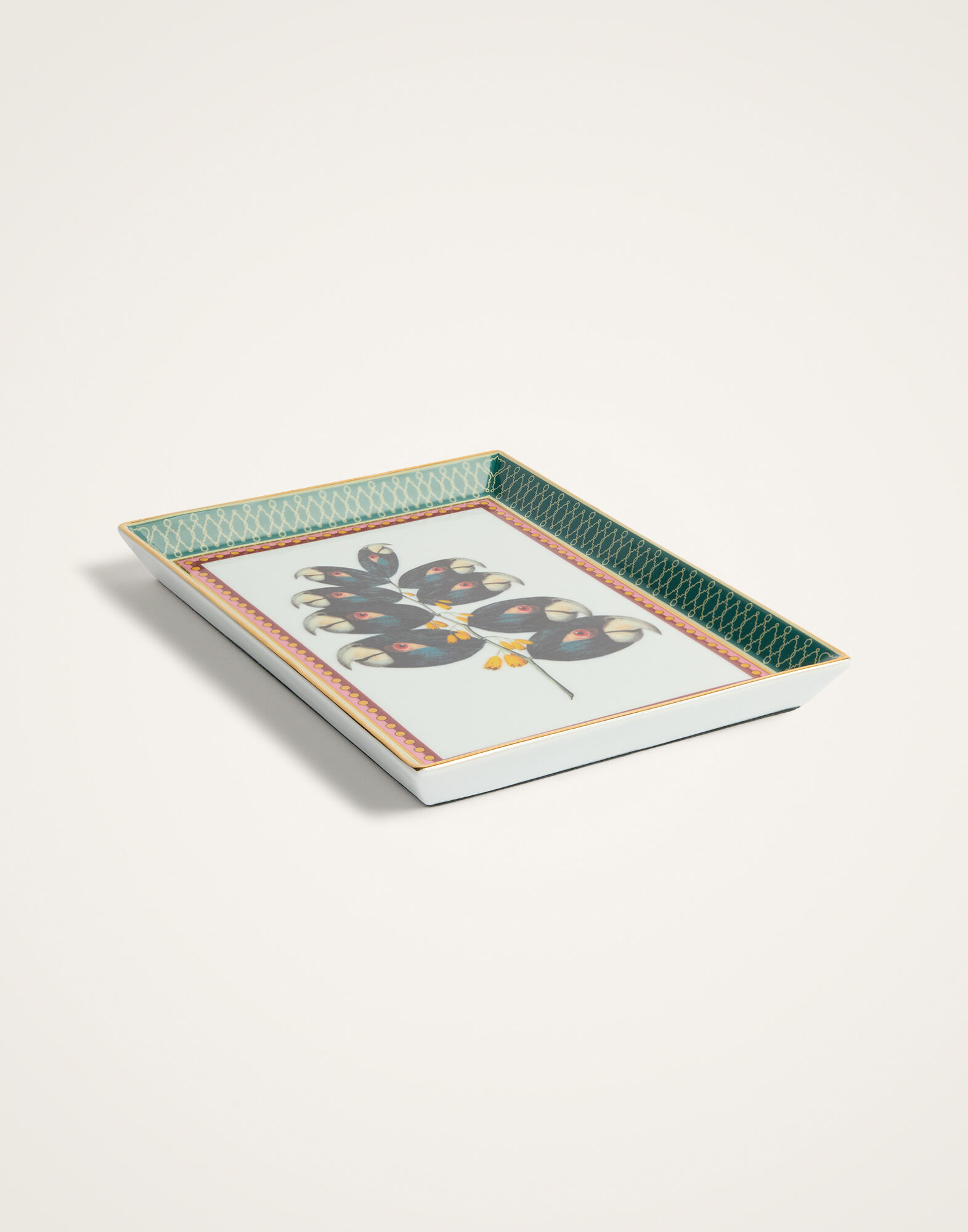 Trinket Tray La DoubleJ: Parrotstem Forest Green Trinket Tray La DoubleJ: Parrotstem Forest Green TRI0008CER001