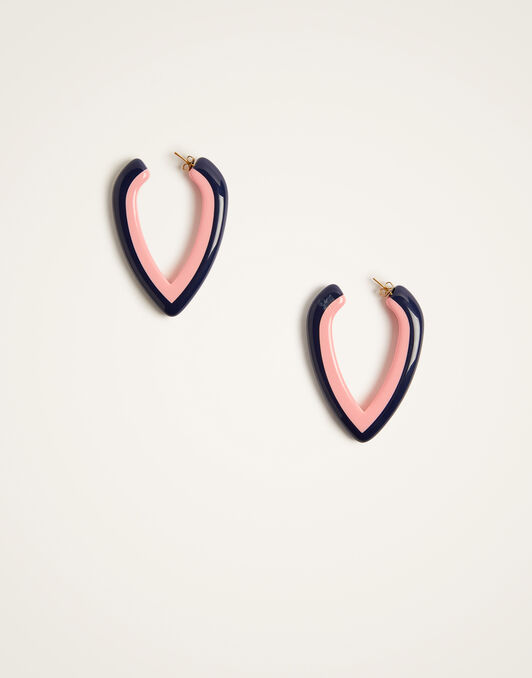 Dew Earrings Bicolor La DoubleJ: Bicolor Blue & Pink Dew Earrings Bicolor La DoubleJ: Bicolor Blue & Pink EAR0056POL008