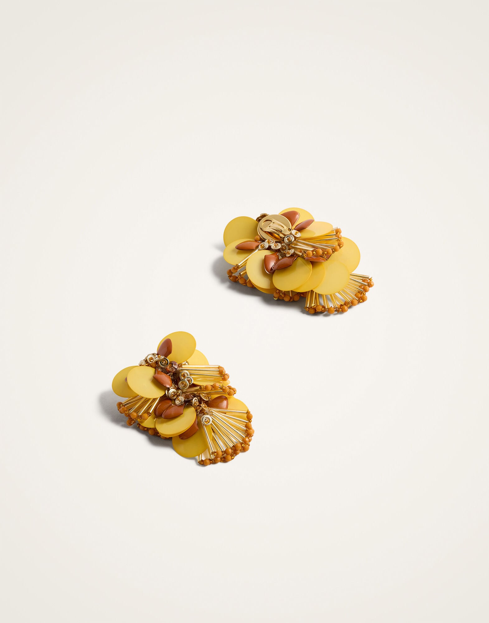 Petal Long Earrings La DoubleJ: Yellow Petal Long Earrings La DoubleJ: Yellow EAR0090EMB222