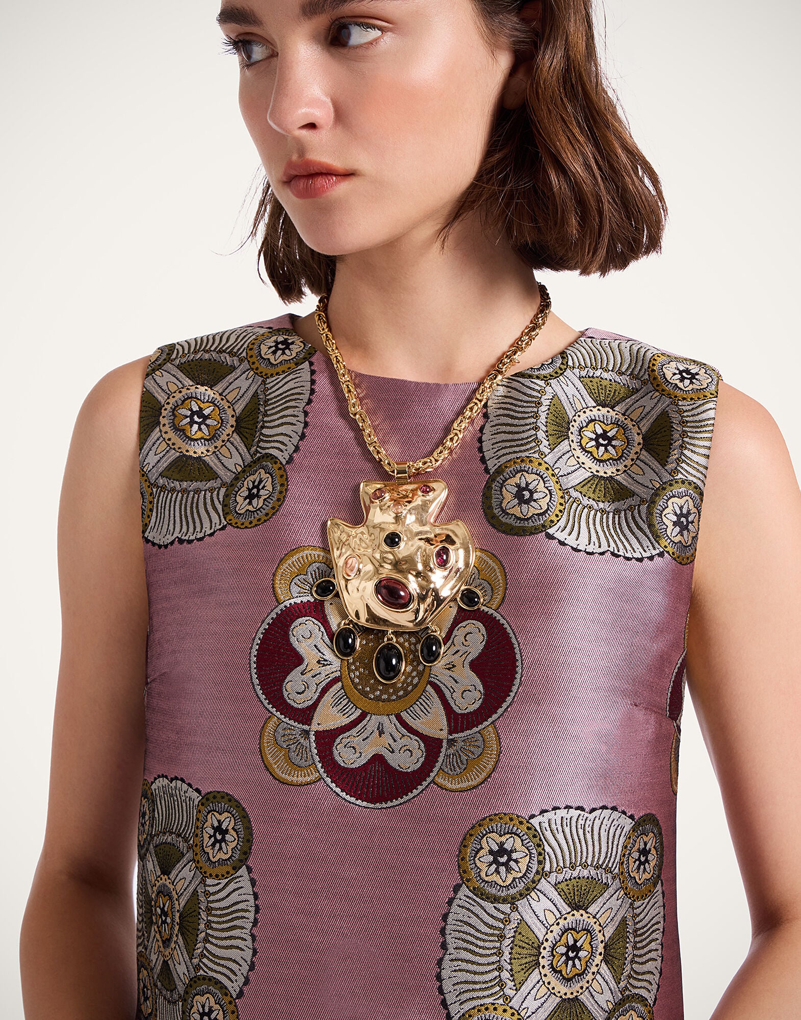 Column Dress La DoubleJ: Nucleus Dusty Pink Column Dress La DoubleJ: Nucleus Dusty Pink DRE0389JCQ114