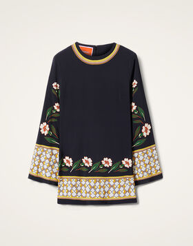 Mini Supreme Swing Dress La DoubleJ: Dazed Placée Black Mini Supreme Swing Dress La DoubleJ: Dazed Placée Black DRE0619VIS001