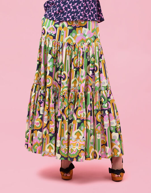 Big Skirt La DoubleJ: Lisboa Rosa Big Skirt LaDoubleJ: Lisboa Rosa SKI0001COT001