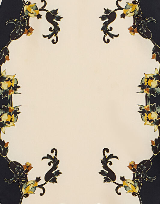 Diamond Scarf La DoubleJ: Buttercup Placée Black Diamond Scarf La DoubleJ: Buttercup Placée Black SCA0105SIL006