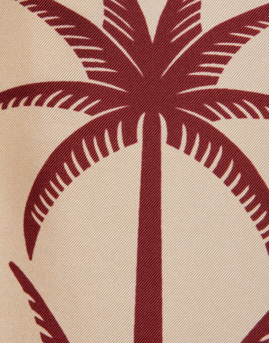 Palazzo Pants La DoubleJ: Date Palms Placée Ivory TRO0026SIL006