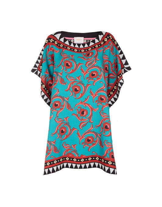 Scarf Dress La DoubleJ: Cartwheel Scarf Dress LaDoubleJ: Cartwheel DRE0223SIL006