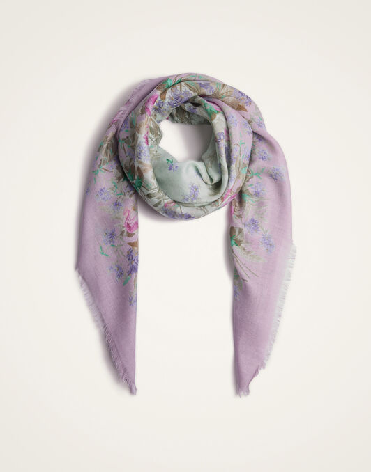 Foulard 120 La DoubleJ: Heath Placée Mint Foulard 120 La DoubleJ: Heath Placée Mint SCA0049MOS001
