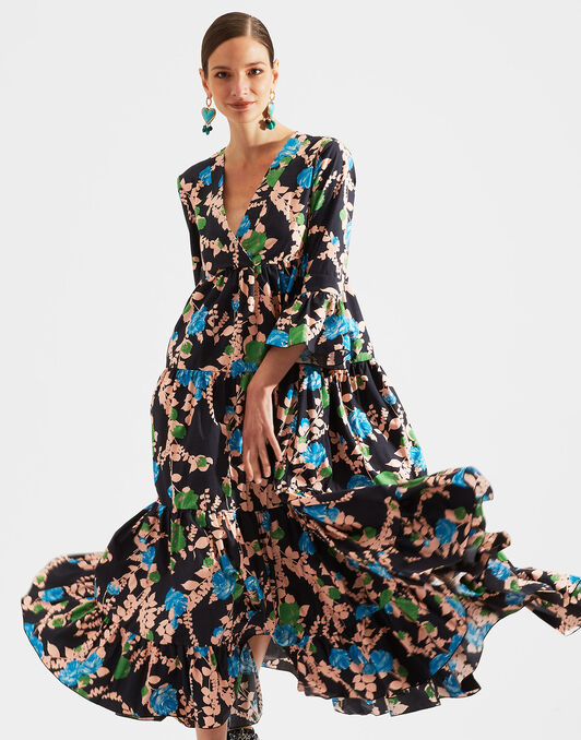 Jennifer Jane Dress LaDoubleJ: Winter Rose Nero DRE0114COT001