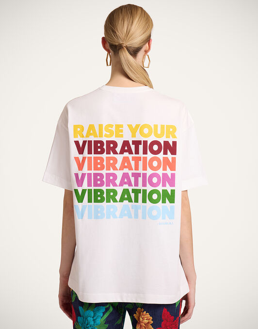 Raise Your Vibration T-Shirt La DoubleJ: Solid Print Raise Your Vibration T-Shirt La DoubleJ: Solid Print TSH0020JER032