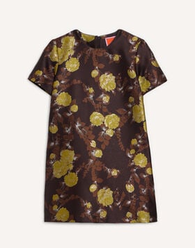 Mini Swing Dress La DoubleJ: Devon Brown DRE0658JCQ141