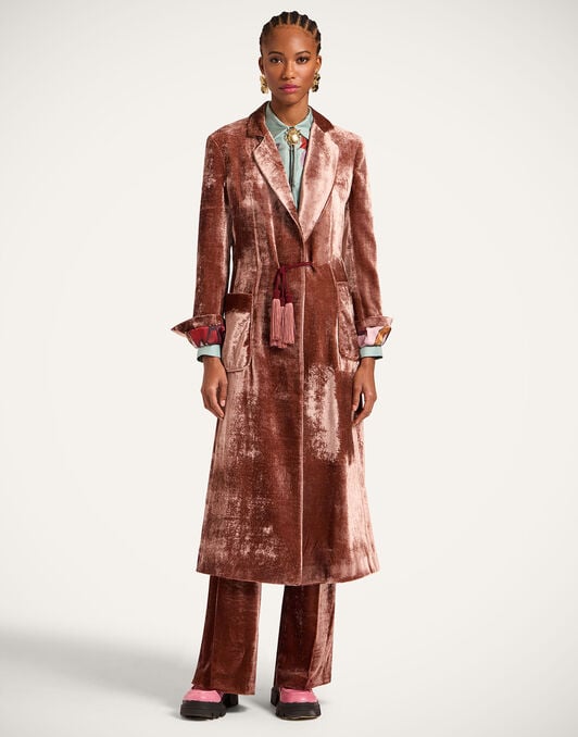 Duster Coat La DoubleJ: Solid Dusty Pink JAC0203SAB001