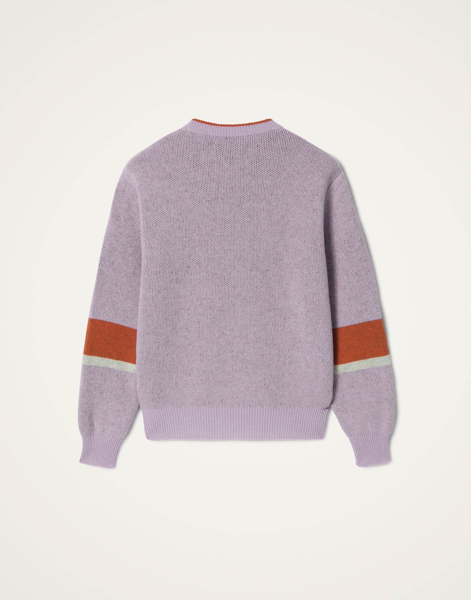 Joy Sweater La DoubleJ: Color Block Lilac & Green Joy Sweater La DoubleJ: Color Block Lilac & Green PUL0248KNI156