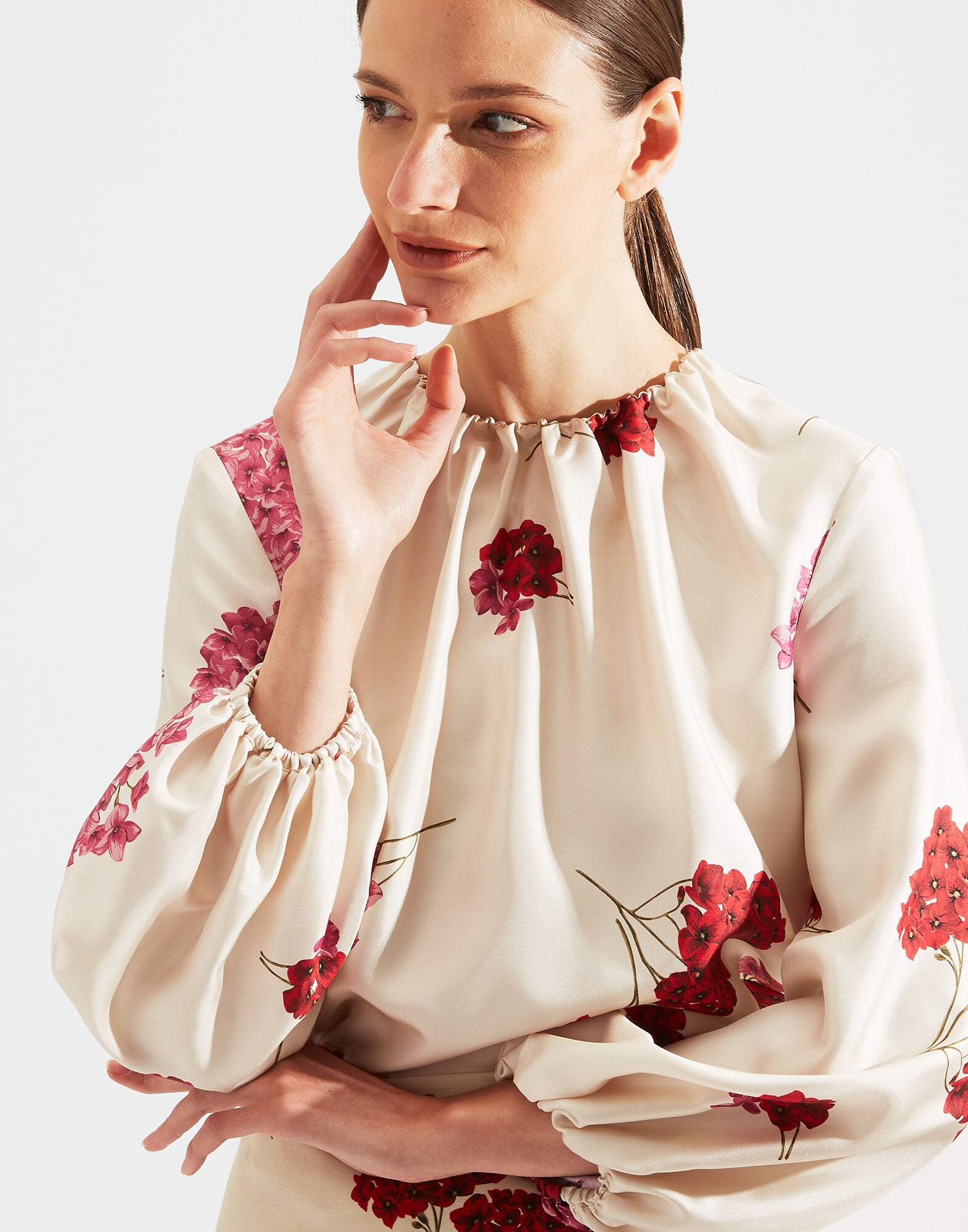Charming Top La DoubleJ: Ortensia Charming Top LaDoubleJ: Ortensia TOP0021SIL001