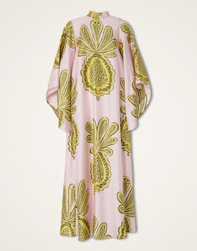 Magnifico Dress La DoubleJ: Big Pineapple Pink DRE0232SIL006