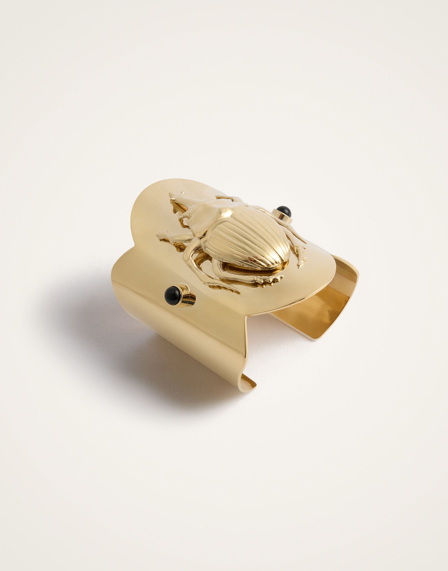 Scarab Cuff La DoubleJ: 24k Gold Plate BAC0012BRA003