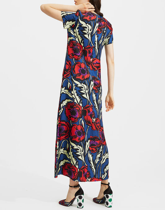 Swing Dress La DoubleJ: Big Blooms Swing Dress La DoubleJ: Big Blooms DRE0001SIL001