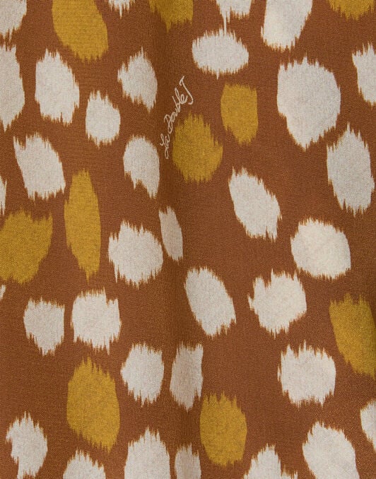 Boho Blouse La DoubleJ: Spots Caramel Boho Blouse La DoubleJ: Spots Caramel TOP0149CRE001