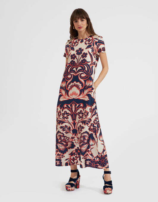 Swing Dress La DoubleJ: Va-Va Placée White Swing Dress La DoubleJ: Va-Va Placée White DRE0001SIL001
