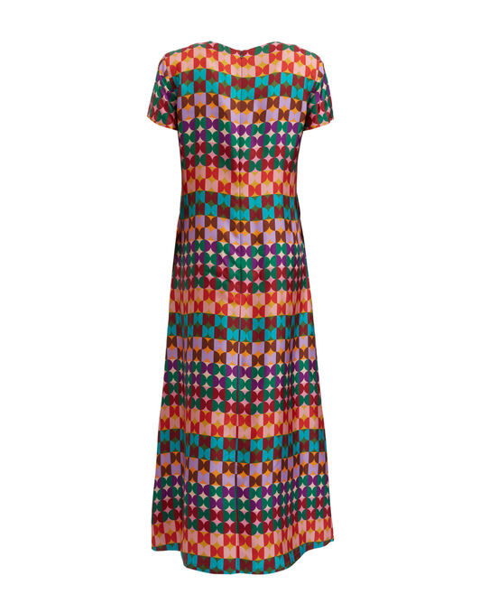 Swing Dress La DoubleJ: Mezzaluna Rainbow Swing Dress La DoubleJ: Mezzaluna Rainbow DRE0001SIL001