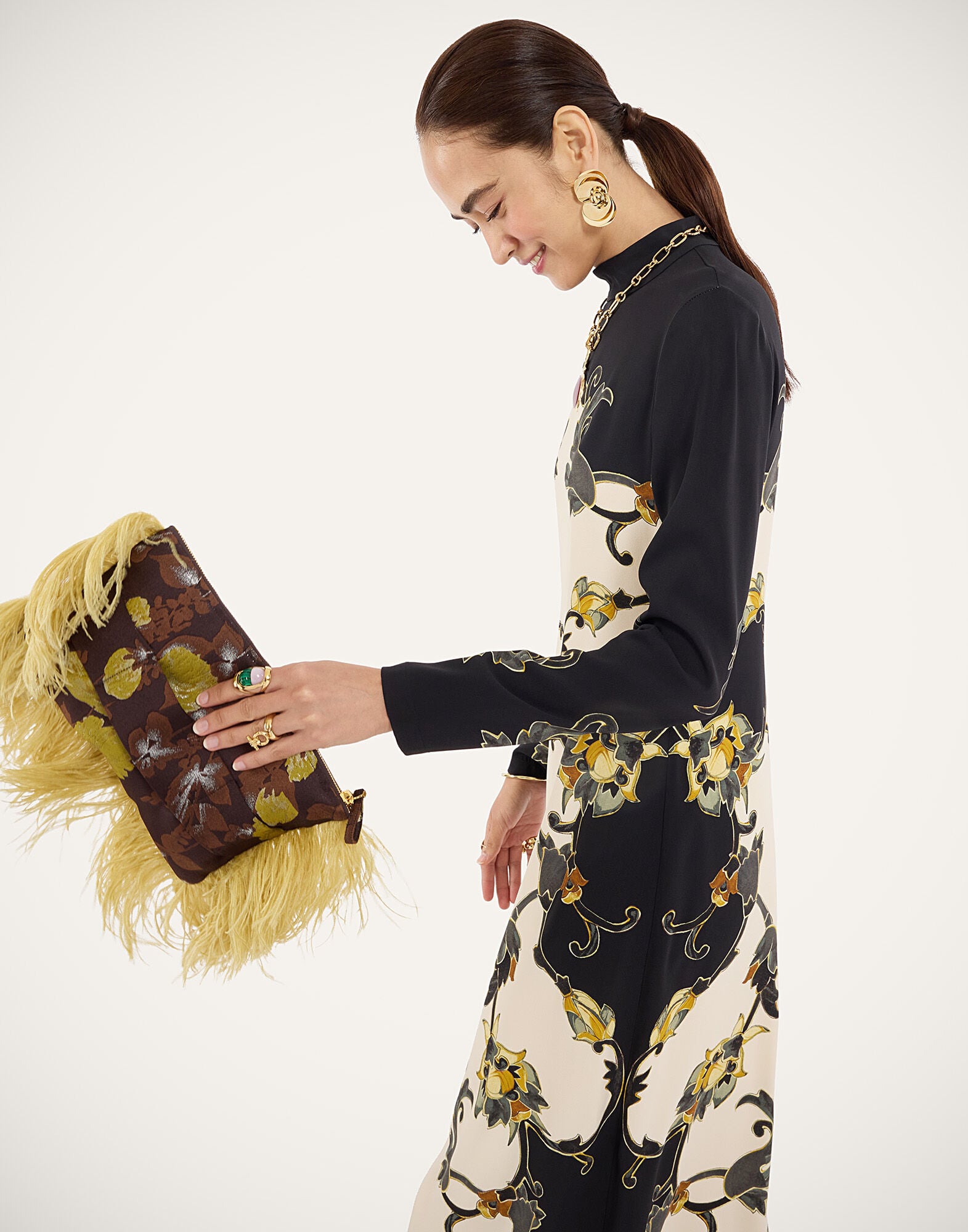 Halle Dress La DoubleJ: Buttercup Placée Black Halle Dress La DoubleJ: Buttercup Placée Black DRE0444VIS011