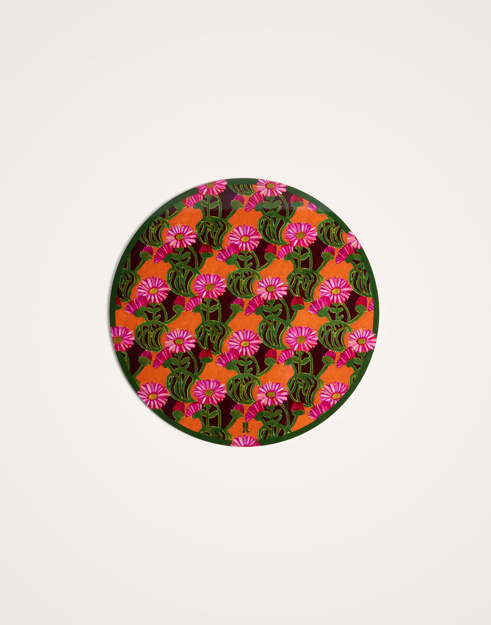 Disk Placemats Set Of 2 La DoubleJ: Como Gerber Orange Disk Placemats Set Of 2 La DoubleJ: Como Gerber Orange PMT0032CRK001