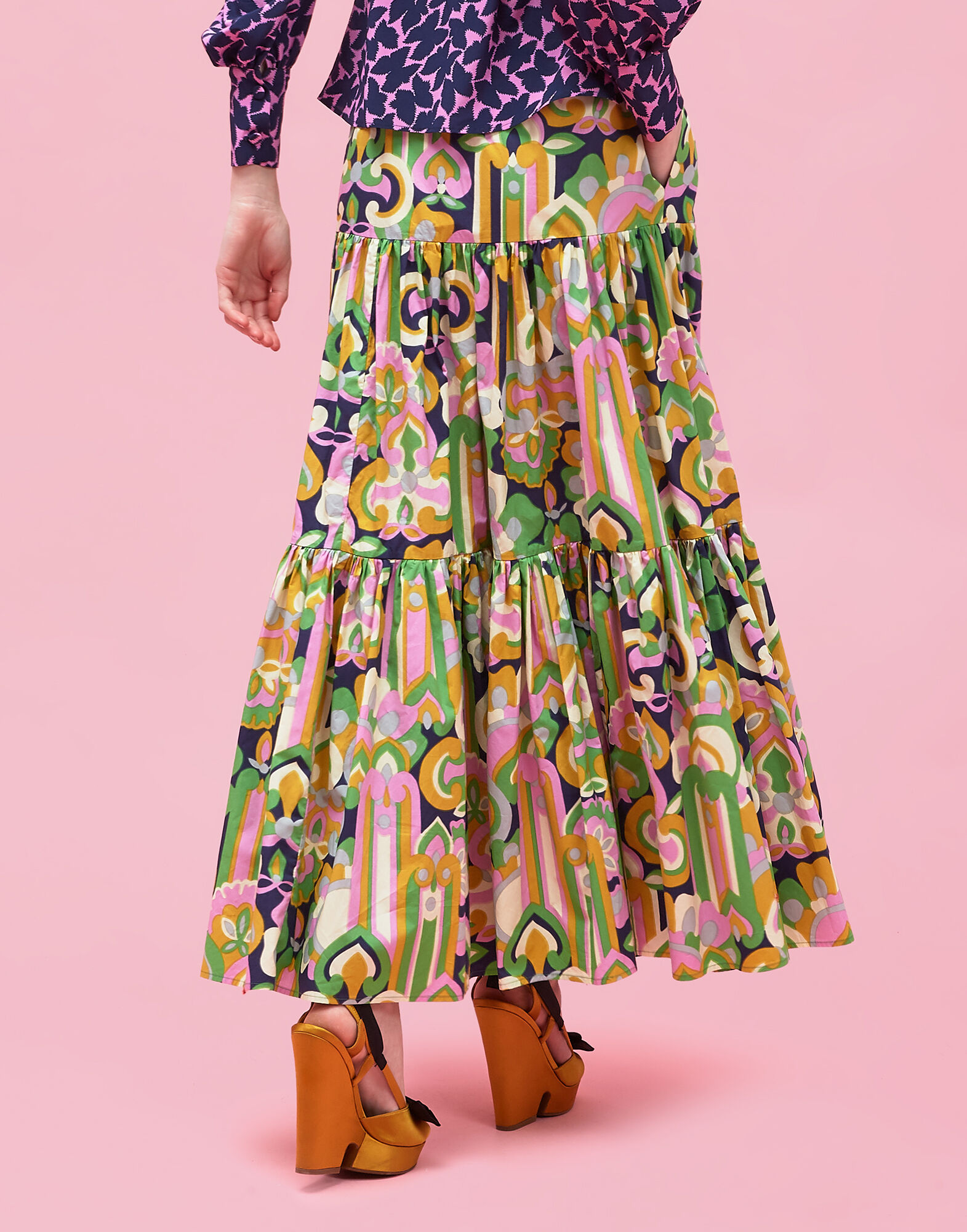 Big Skirt La DoubleJ: Lisboa Rosa Big Skirt LaDoubleJ: Lisboa Rosa SKI0001COT001