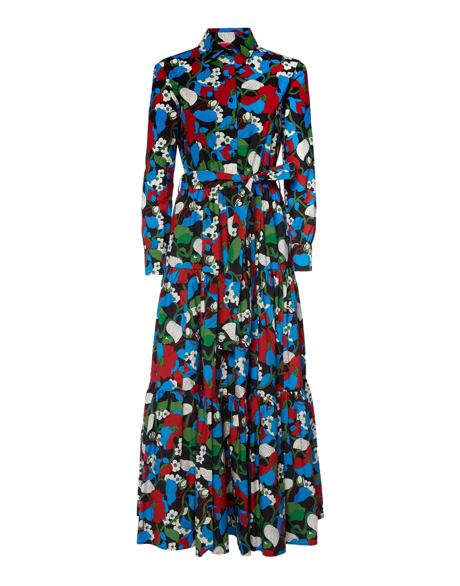 Bellini Dress La DoubleJ: Vines Black DRE0016COT001