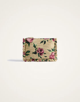 Hand Pochette La DoubleJ: Roses Light Beige BAG0059COT069