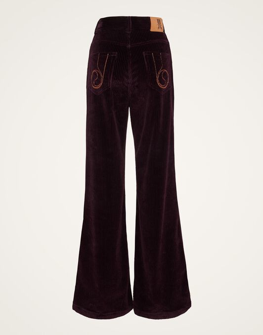 The Flare Pants La DoubleJ: Solid Purple The Flare Pants La DoubleJ: Solid Purple TRO0140VEL013