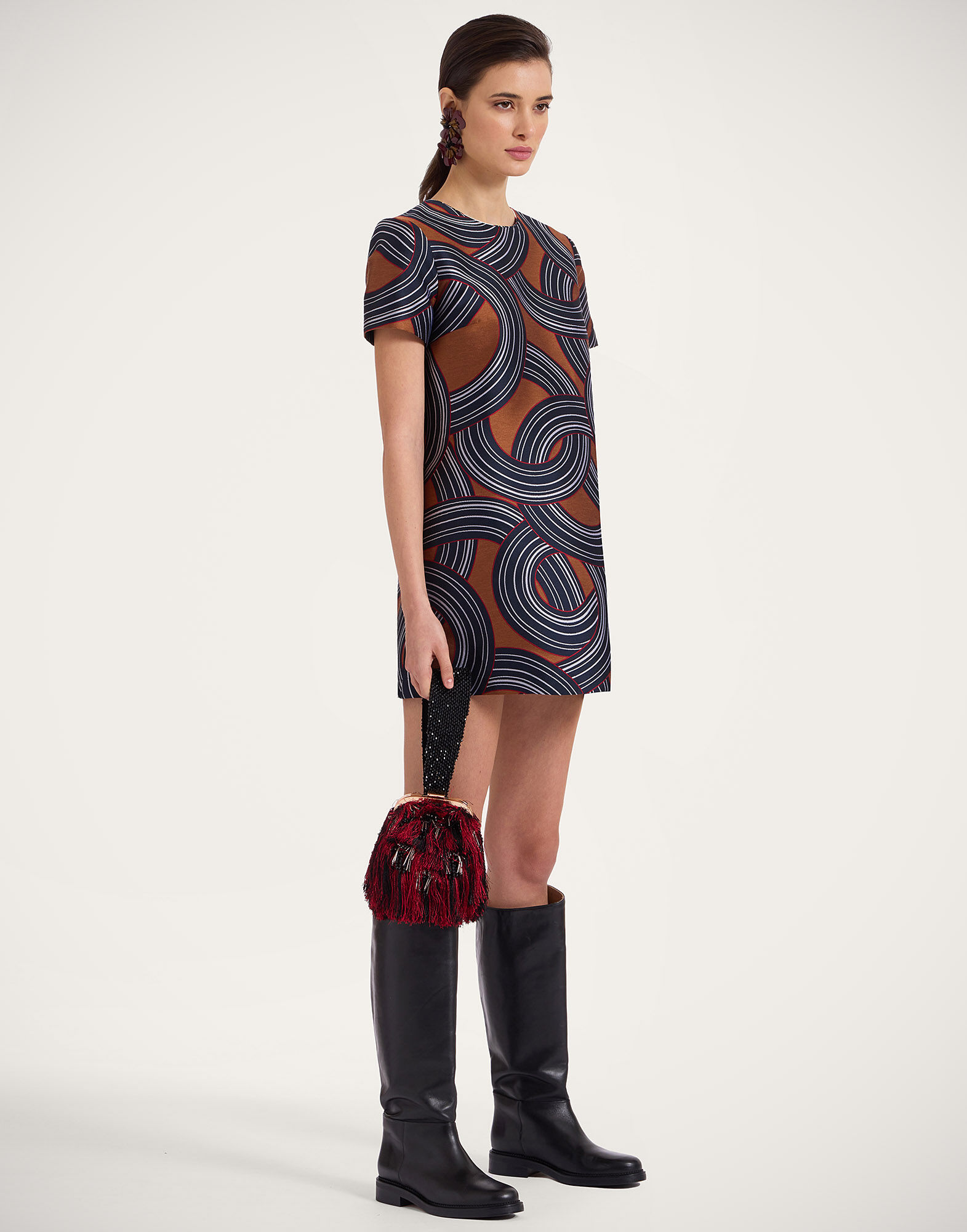 Mini Swing Dress La DoubleJ: Montecarlo Blue Mini Swing Dress La DoubleJ: Montecarlo Blue DRE0658JCQ129