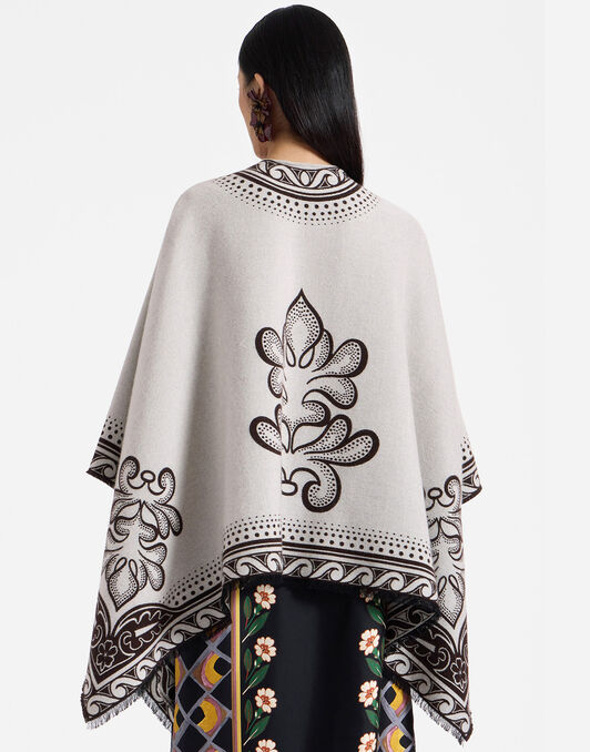Poncho La DoubleJ: Herald Cream Poncho La DoubleJ: Herald Cream SCA0064JCQ104