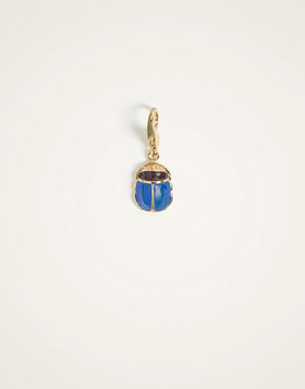 Khepri Charm La DoubleJ: 24K Gold Plate & Brown Enamel CHM0024BRA008