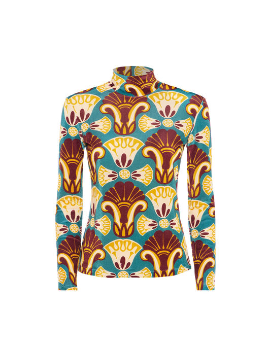 Turtleneck La DoubleJ: Dendera Light Blue SHI0030VEL006