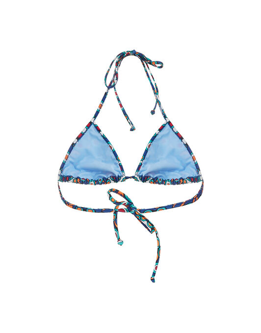 Triangle Bikini Top LaDoubleJ: Kaleidoscope Bluette SWI0003LYC001
