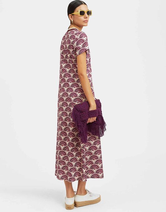 Sporty Swing Dress La DoubleJ: Fans Purple Sporty Swing Dress La DoubleJ: Fans Purple DRE0247JER002