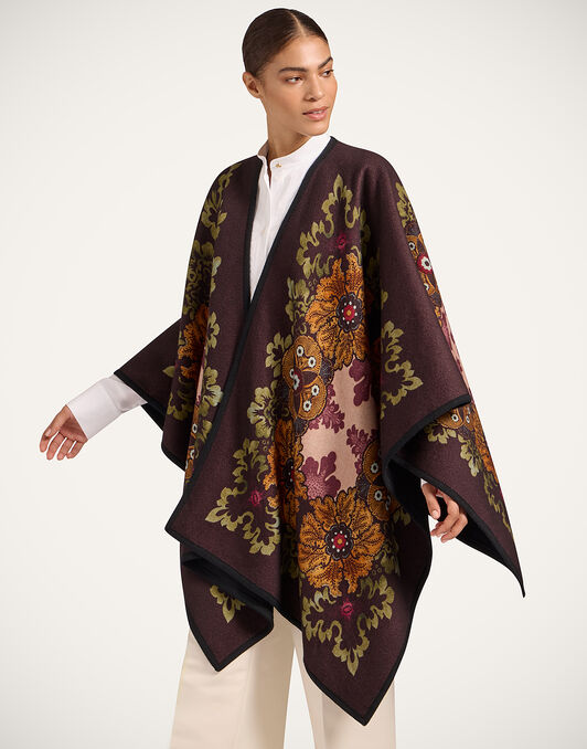 Soul Poncho La DoubleJ: Bounty Placée Burgundy SCA0047PLA003