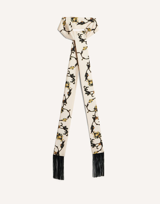 Skinny Belt La DoubleJ: Buttercup Micro White Skinny Belt La DoubleJ: Buttercup Micro White BEL0020SIL001