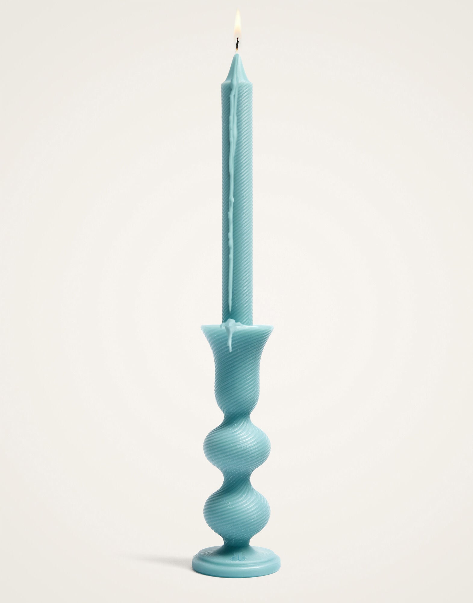 Space Bubble Candle La DoubleJ: Solid Cerulean CAN0018WAX001