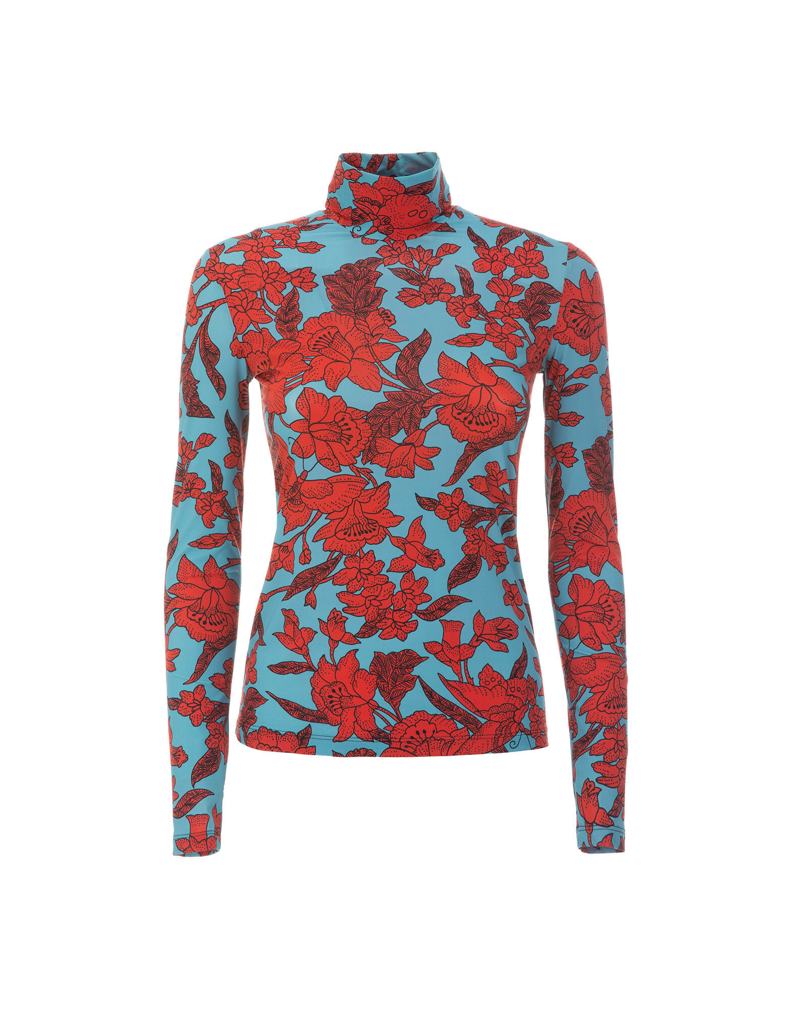 Turtleneck La DoubleJ: Lilium Turchese Turtleneck La DoubleJ: Lilium Turchese SHI0030JER005