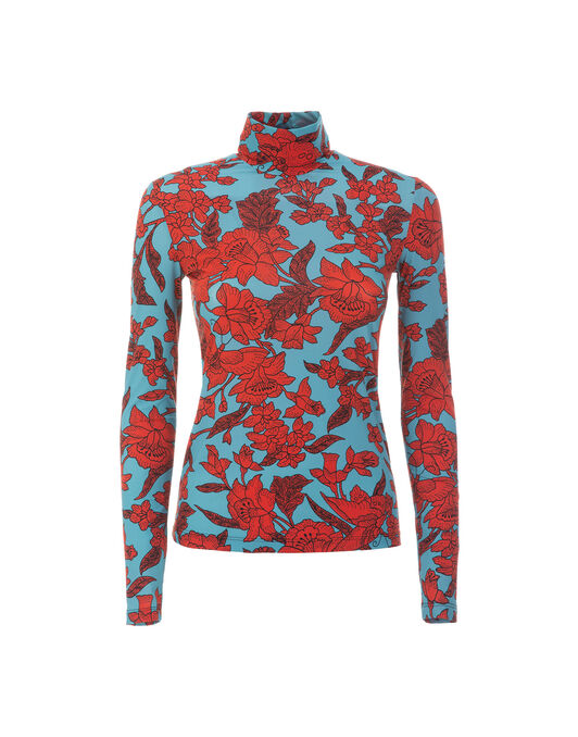Turtleneck La DoubleJ: Lilium Turchese Turtleneck La DoubleJ: Lilium Turchese SHI0030JER005