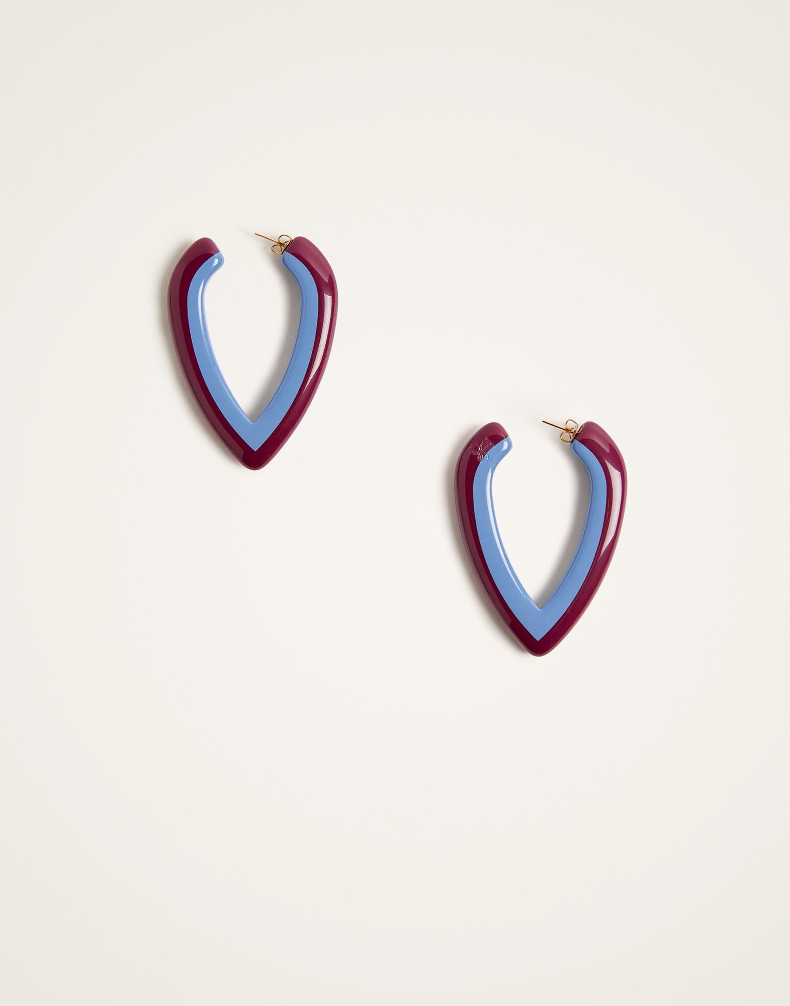 Dew Earrings Bicolor La DoubleJ: Bicolor Light Blue & Purple Dew Earrings Bicolor La DoubleJ: Bicolor Light Blue & Purple EAR0056POL008