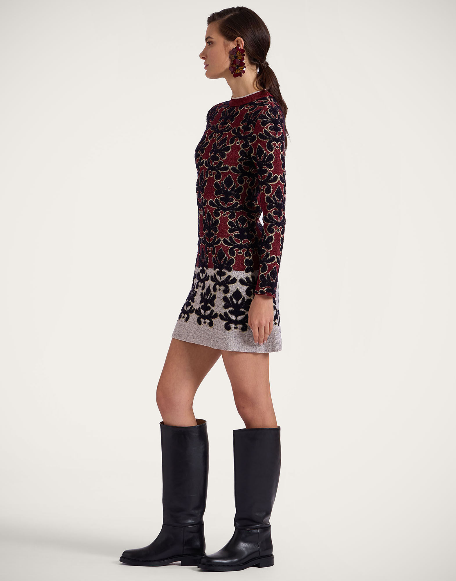 Mini Herald Dress La DoubleJ: Herald Red DRE0828KNI133