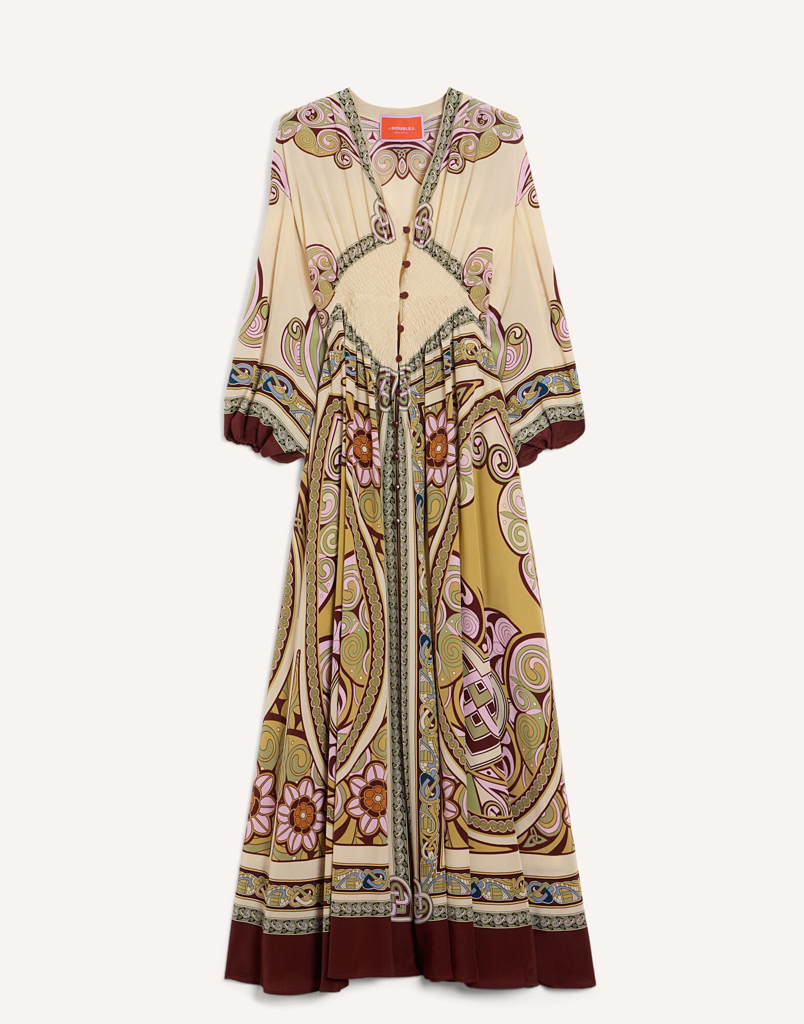 Long Camerino Dress La DoubleJ: Kells Placée Light Green Long Camerino Dress La DoubleJ: Kells Placée Light Green DRE0720CRE010