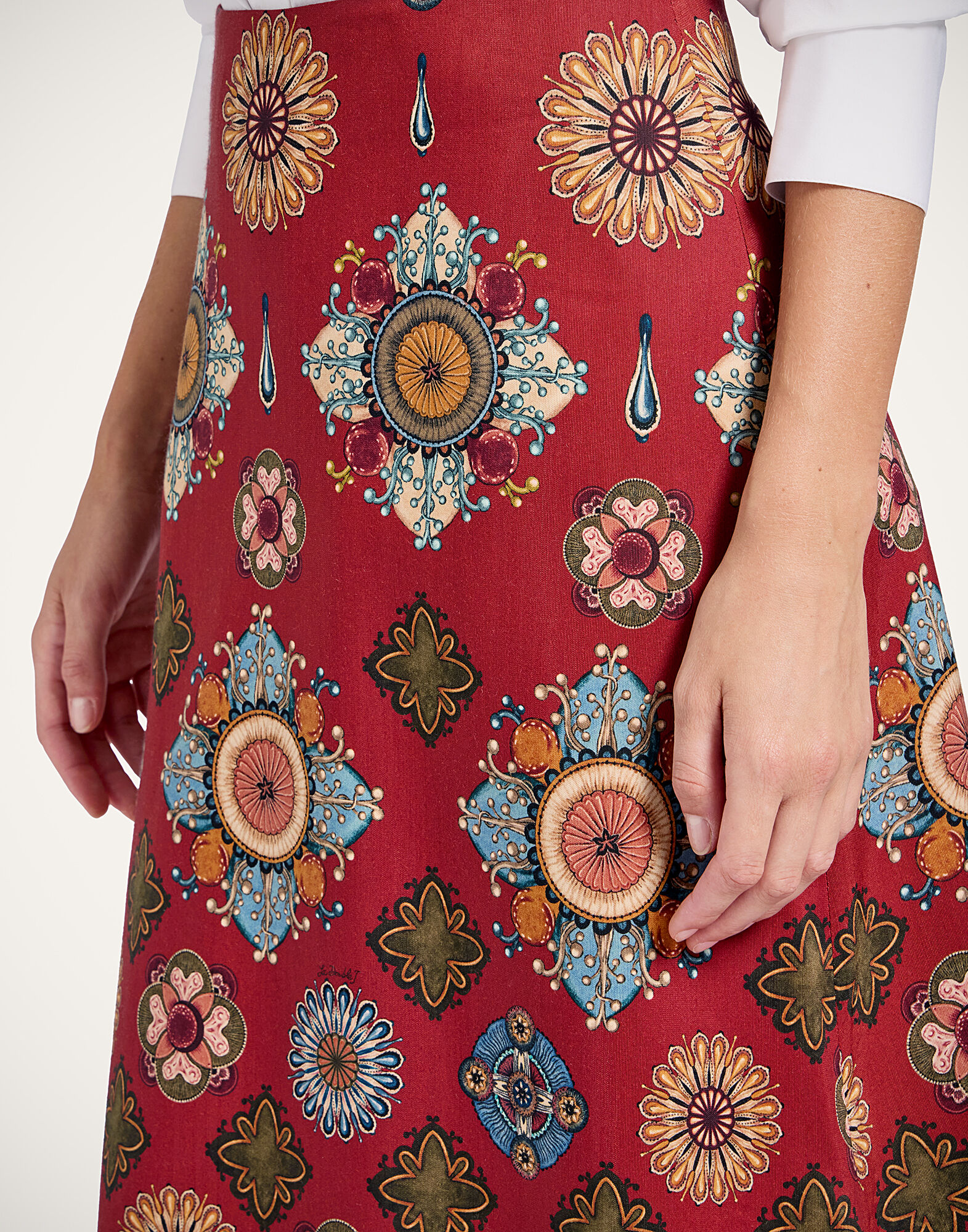 A-Long Skirt La DoubleJ: Nucleus Placée Rust A-Long Skirt La DoubleJ: Nucleus Placée Rust SKI0018CAD001