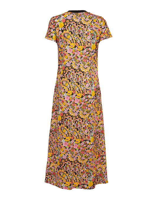 Sporty Swing Dress La DoubleJ: Tripping Nero DRE0247JER002