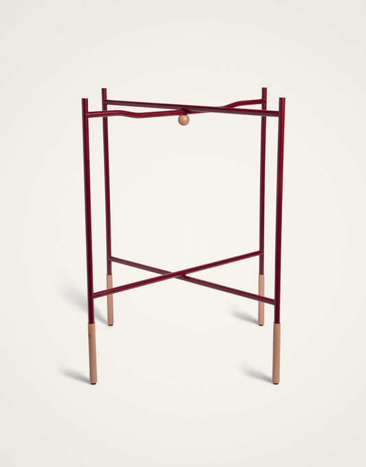 Foldable Tray Stand La DoubleJ: Solid Bordeaux FTS0001MTL001
