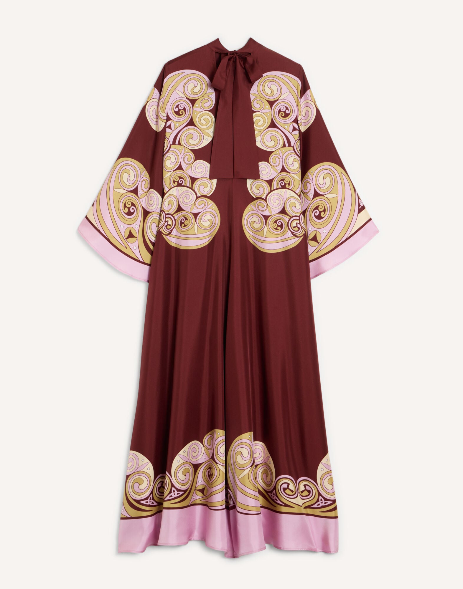 Magnifico Dress La DoubleJ: Kells Swirl Placée Burgundy Magnifico Dress La DoubleJ: Kells Swirl Placée Burgundy DRE0232SIL006