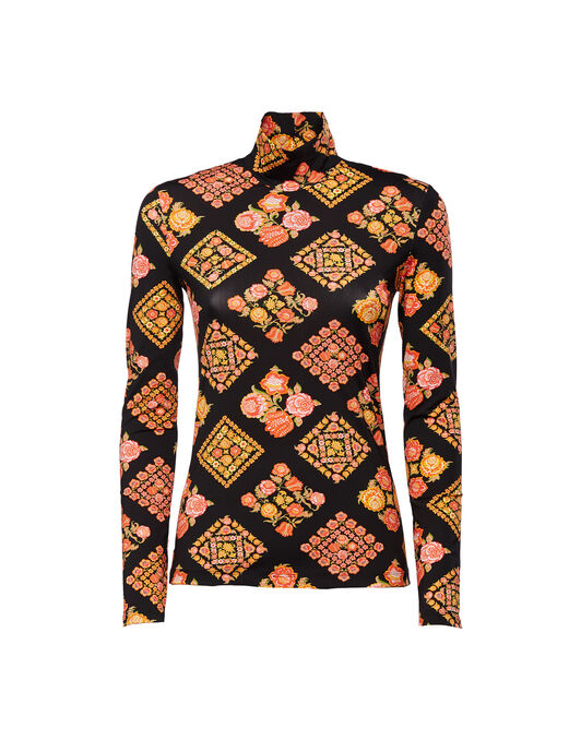 Turtleneck La DoubleJ: Cowgirl Nero SHI0030JER005