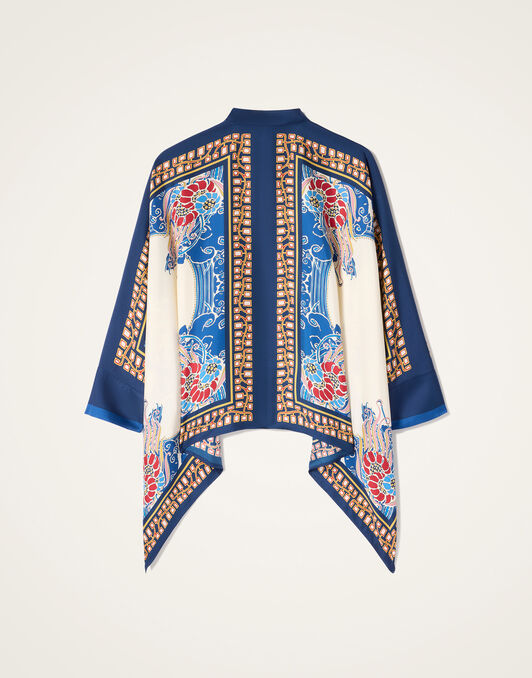 Foulard Shirt La DoubleJ: Lemuria Placée Blue Foulard Shirt La DoubleJ: Lemuria Placée Blue SHI0167LAC008