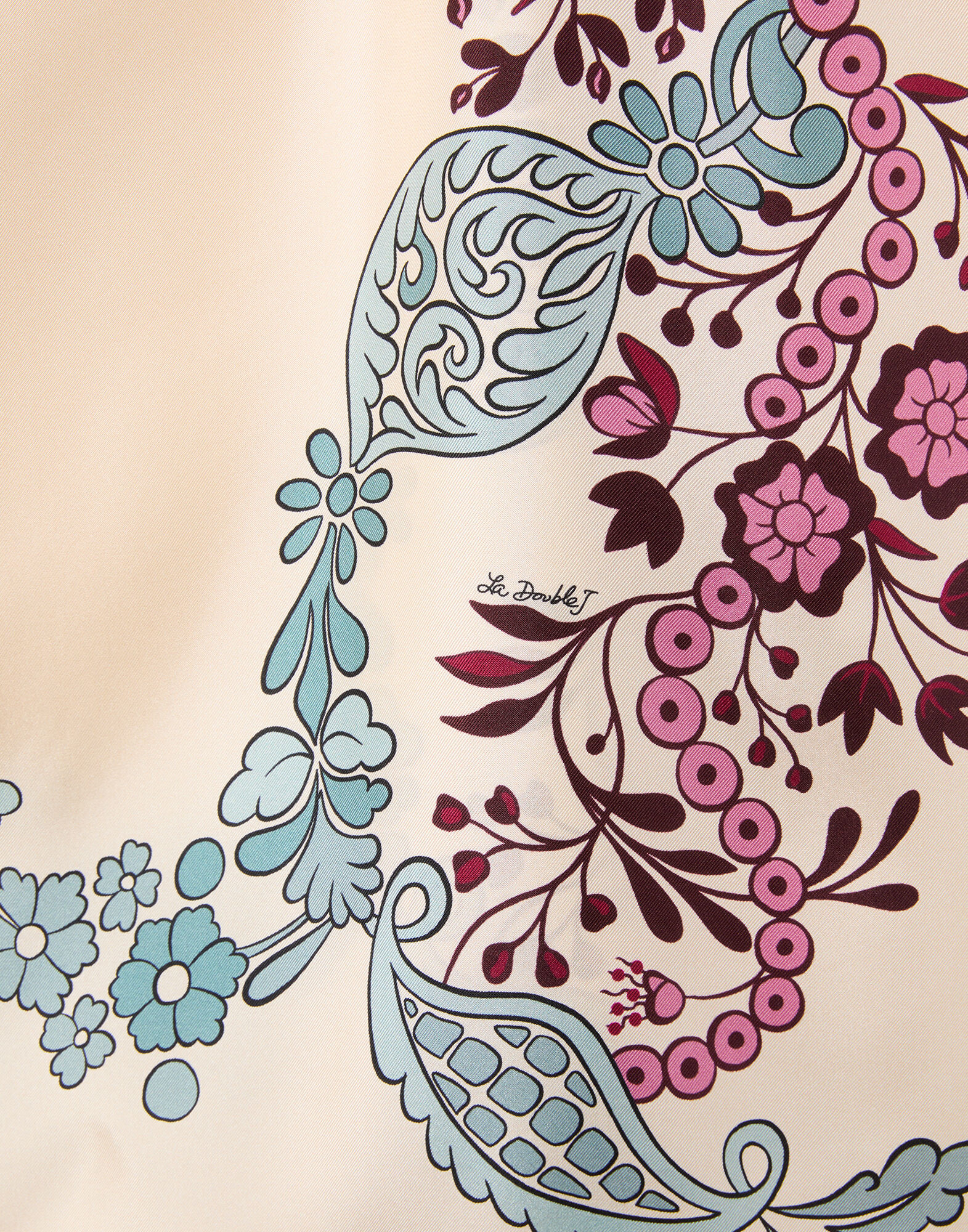 Full-On Foulard La DoubleJ: Wispy Placée Ivory Full-On Foulard La DoubleJ: Wispy Placée Ivory SCA0096SIL029