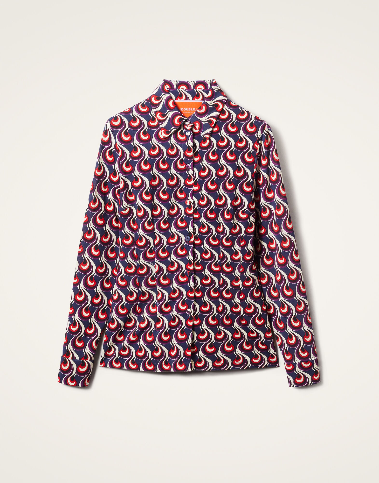 Fitted Shirt La DoubleJ: Melty Blue Fitted Shirt La DoubleJ: Melty Blue SHI0116JER027